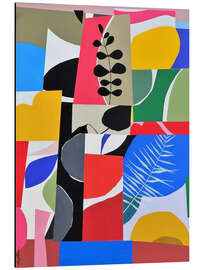 Magnettafel Das Inspirationsbuch - geometrische Komposition