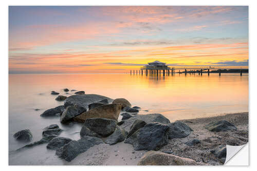 Adesivo murale Timmendorfer Strand at sunrise