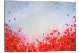 Gallery print Grenadine - Field of red flowers