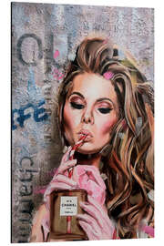 Magnettafel Woman drinking Chanel Perfume