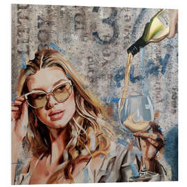 Hartschaumbild Femme Fatale