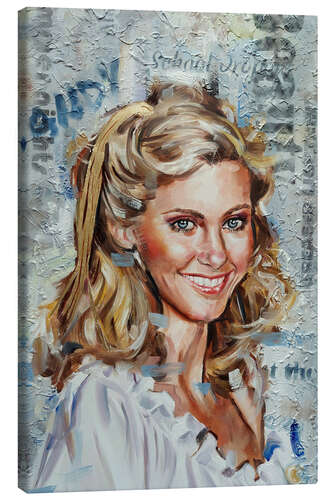 Canvas print Olivia Newton-John