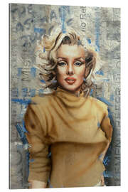 Gallery print Marilyn in gold