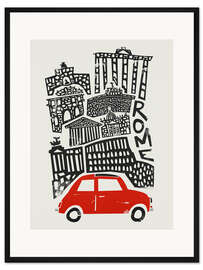 Gerahmter Kunstdruck Rome