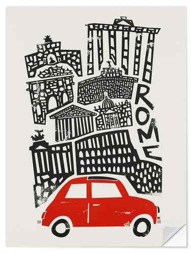 Muursticker Rome