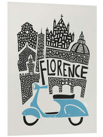 Foam board print Florence