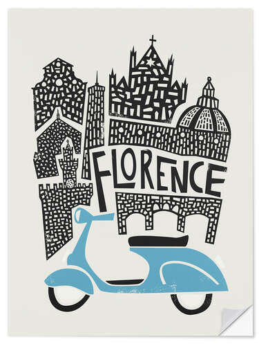 Autocolante decorativo Florence