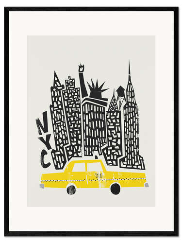 Inramat konsttryck NYC