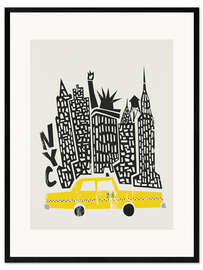 Innrammet kunsttrykk NYC