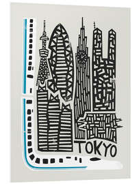 Foam board print Tokyo