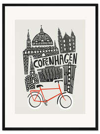Gerahmter Kunstdruck Copenhagen