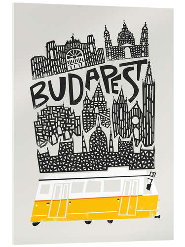 Acrylglasbild Budapest