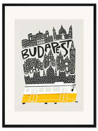 Gerahmter Kunstdruck Budapest