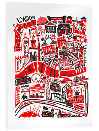 Gallery Print Karte von London