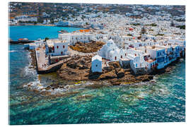 Akrylbilde Mykonos old town, Greece