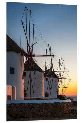 Gallery print The famous windmills of Mykonos I