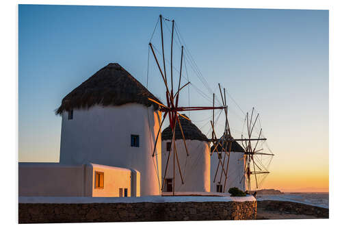 PVC-taulu The famous windmills of Mykonos II