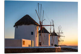 Gallery print The famous windmills of Mykonos II