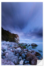 Selvklebende plakat Evening mood at Cape Arkona