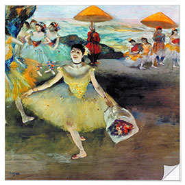 Sisustustarra Dancer bowing with Flowers (1878)