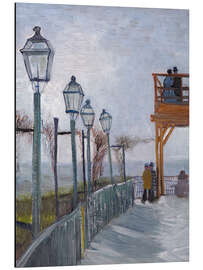 Magnettafel An der Moulin de Blute-Fin, Montmartre (1887)