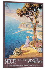 Gallery print Nice, France - French Tourism Poster (1920)