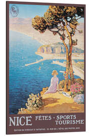 Magnettafel Nice, Frankreich - Französisches Tourismusposter (1920)