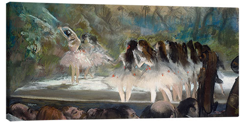 Leinwandbild Ballett an der Pariser Oper, 1876