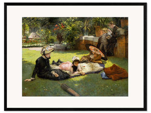 Gerahmter Kunstdruck In voller Sonne, 1881