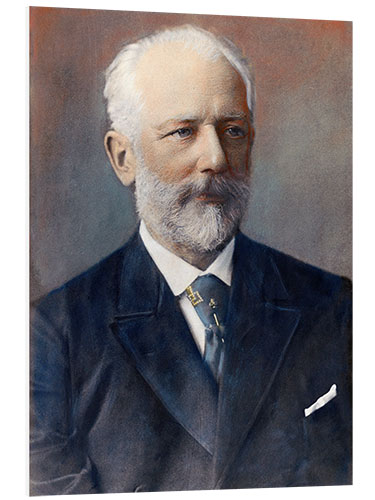 Foam board print Piotr Ilyich Tchaikovsky, Russian Composer