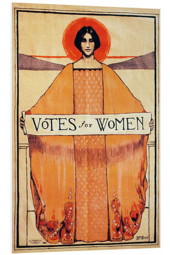 Foam board print American Women's Suffrage Poster, 1911