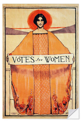 Selvklebende plakat American Women's Suffrage Poster, 1911