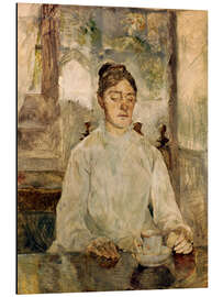 Magnettafel Gräfin de Toulouse-Lautrec beim Frühstück in Malrome, 1883