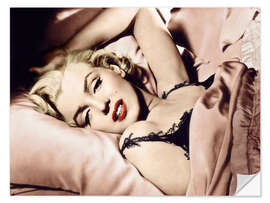 Selvklebende plakat Marilyn Monroe, Scene From "How to Marry A Millionaire"