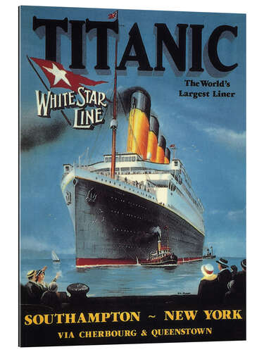 Gallery print White Star Line "Titanic", 1912