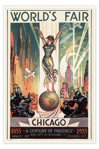 Poster Chicago World's Fair, 1933