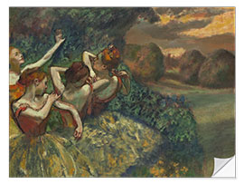 Sticker mural Four Dancers, 1899