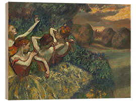 Quadro de madeira Four Dancers, 1899