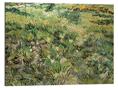 Stampa su alluminio Long Grass With Butterflies, 1890