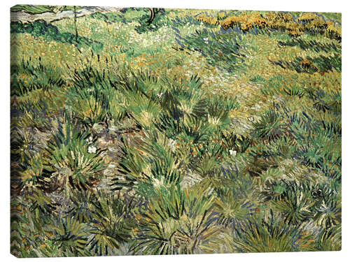 Canvas-taulu Long Grass With Butterflies, 1890