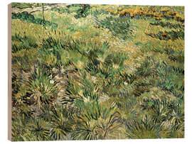 Wood print Long Grass With Butterflies, 1890