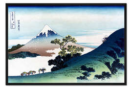 Gerahmter Kunstdruck Ansicht des Inume Pass in der Provinz Kai, Japan (frühes 19th Jh.)