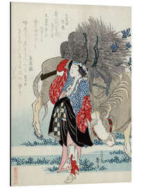 Magnettafel Porträt eines Dorfmädchens aus Ohara, Japan (1829)