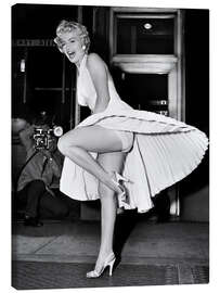 Tableau sur toile  Marilyn Monroe in the Movie The Girl&#039; in &#039;The Seven Year Itch