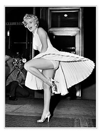 Poster Marilyn Monroe im Film &quot;Das verflixte siebte Jahr&quot;