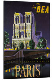 Magnettafel Plakat von British European Airways, 1953