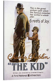 Cuadro de aluminio Charlie Chaplin, "The Kid", 1920