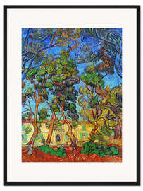 Gerahmter Kunstdruck Das Krankenhaus in Saint-Rémy, 1889