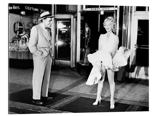 Cuadro de plexi-alu Marilyn Monroe and Tom Ewell, in a Scene From "The Seven Year Itch", 1955