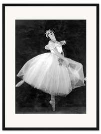 Gerahmter Kunstdruck Alexandra Danilova in „Les Sylphides“ mit dem Ballet Russe de Monte Carlo, 1933